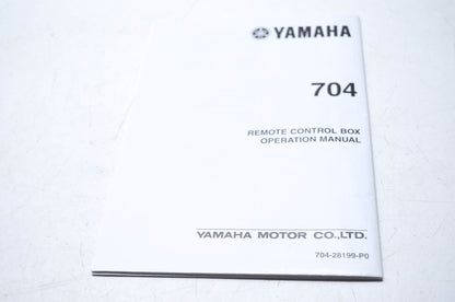 New OEM Yamaha 704 Remote Control Box Operation Manual NOS