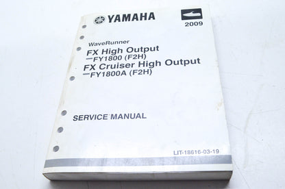 OEM Yamaha LIT-18616-03-19 Service Manual 09 FY1800H/AH