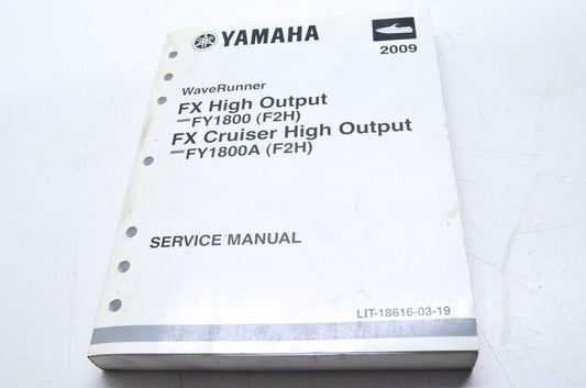 OEM Yamaha LIT-18616-03-19 Service Manual 09 FY1800H/AH