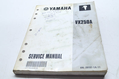 OEM Yamaha LIT-18616-02-28 Service Manual VX250A