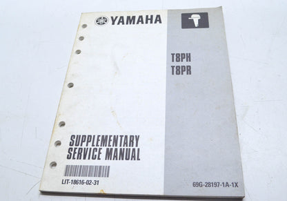 OEM Yamaha LIT-18616-02-31 Service Manual Supplement T8PHZ-C T8PRZ-C