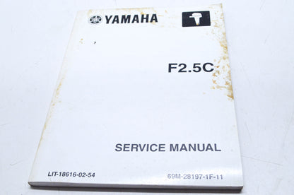 OEM Yamaha LIT-18616-02-54 F2.5C Service Manual