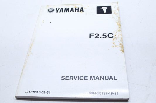 OEM Yamaha LIT-18616-02-54 F2.5C Service Manual