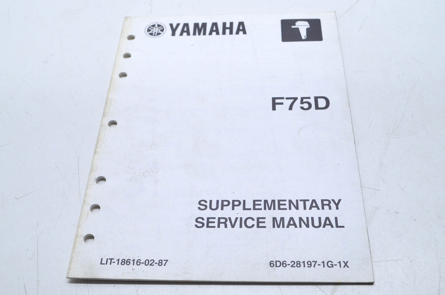 OEM Yamaha LIT-18616-02-87 F75D SUPP Service Manual