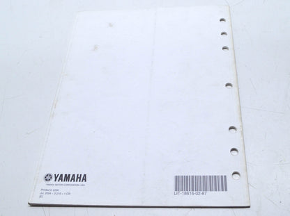 OEM Yamaha LIT-18616-02-87 F75D SUPP Service Manual