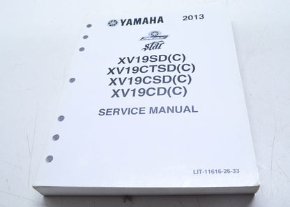 OEM Yamaha LIT-11616-26-33 XV19CD/CSD/SD/CTSD(C Service Manual