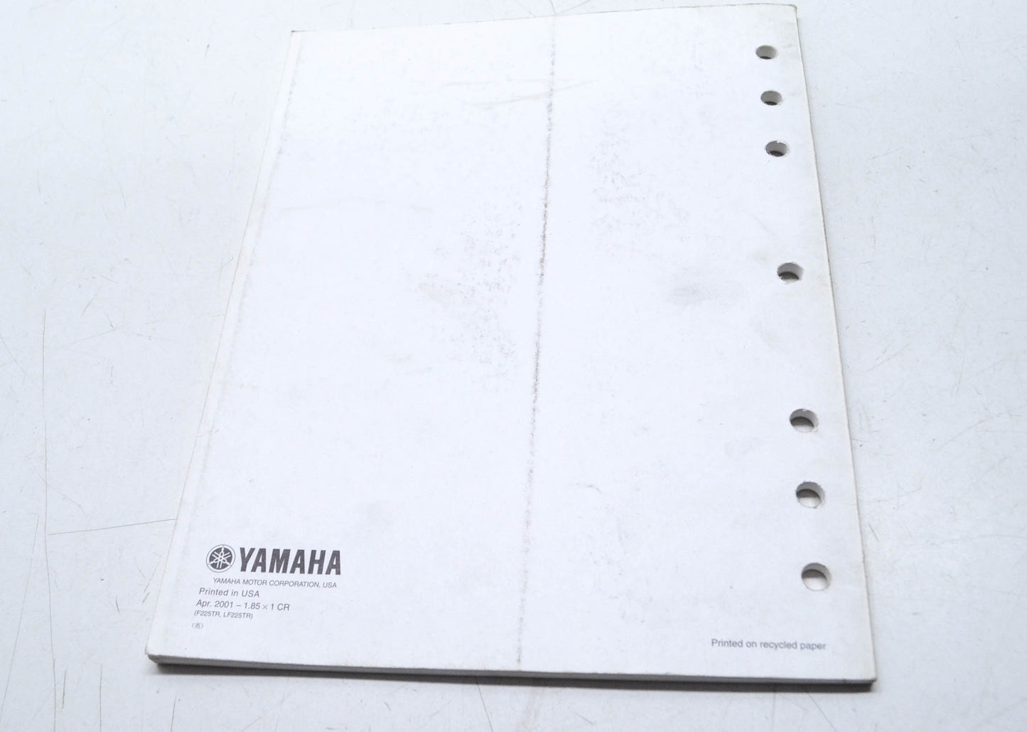 OEM Yamaha 90894-62941-45 F225TR LF225TR Service Guide