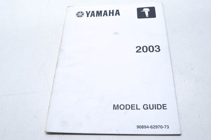 OEM Yamaha 90894-62970-73 2003 Marine Model Guide