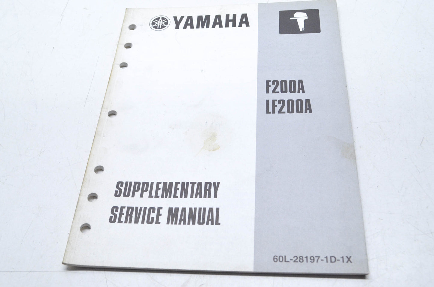 OEM Yamaha 60L-28197-1D-1X F200A LF200A Supplementary Service Manual