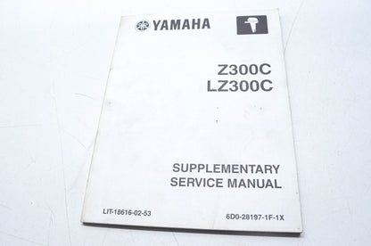 OEM Yamaha LIT-18616-02-53 Z300C LZ300C Supplementary Service Manual