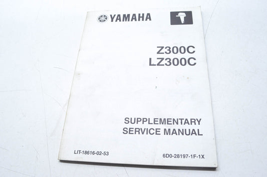 OEM Yamaha LIT-18616-02-53 Z300C LZ300C Supplementary Service Manual