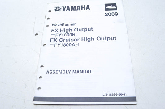 OEM Yamaha LIT-18666-00-41 FY1800H/AH Assembly Manual