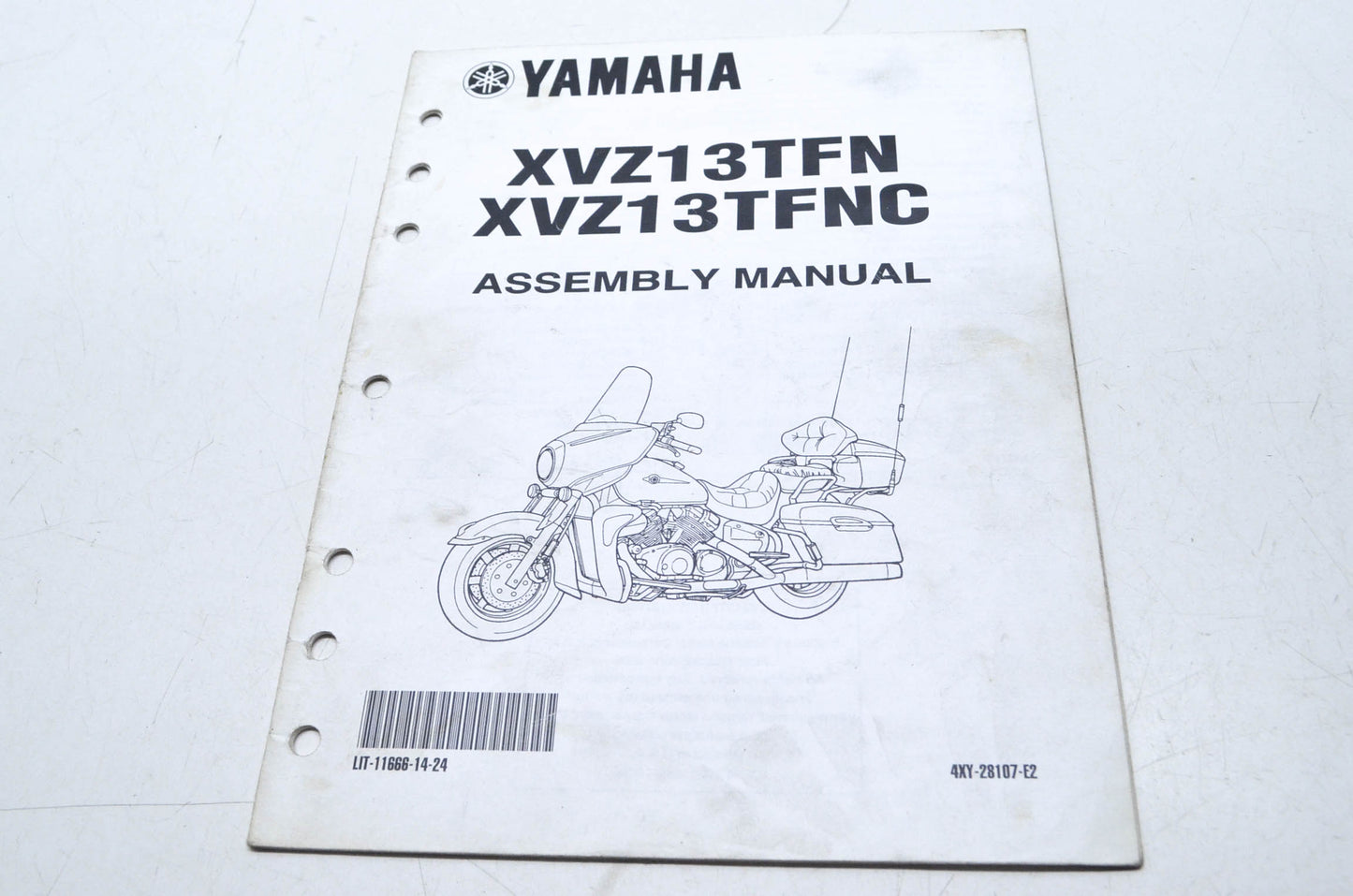 OEM Yamaha LIT-11666-14-24 XVZ13TFN(C) - S(C) Assembly Manual