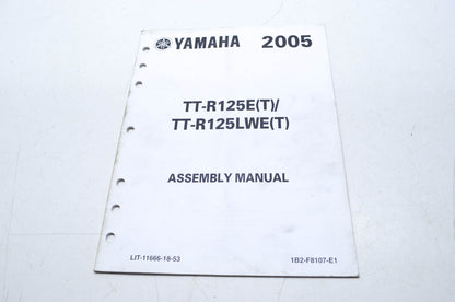 OEM Yamaha LIT-11666-18-53 TTR125ET/TTR125LWET Assembly Manual