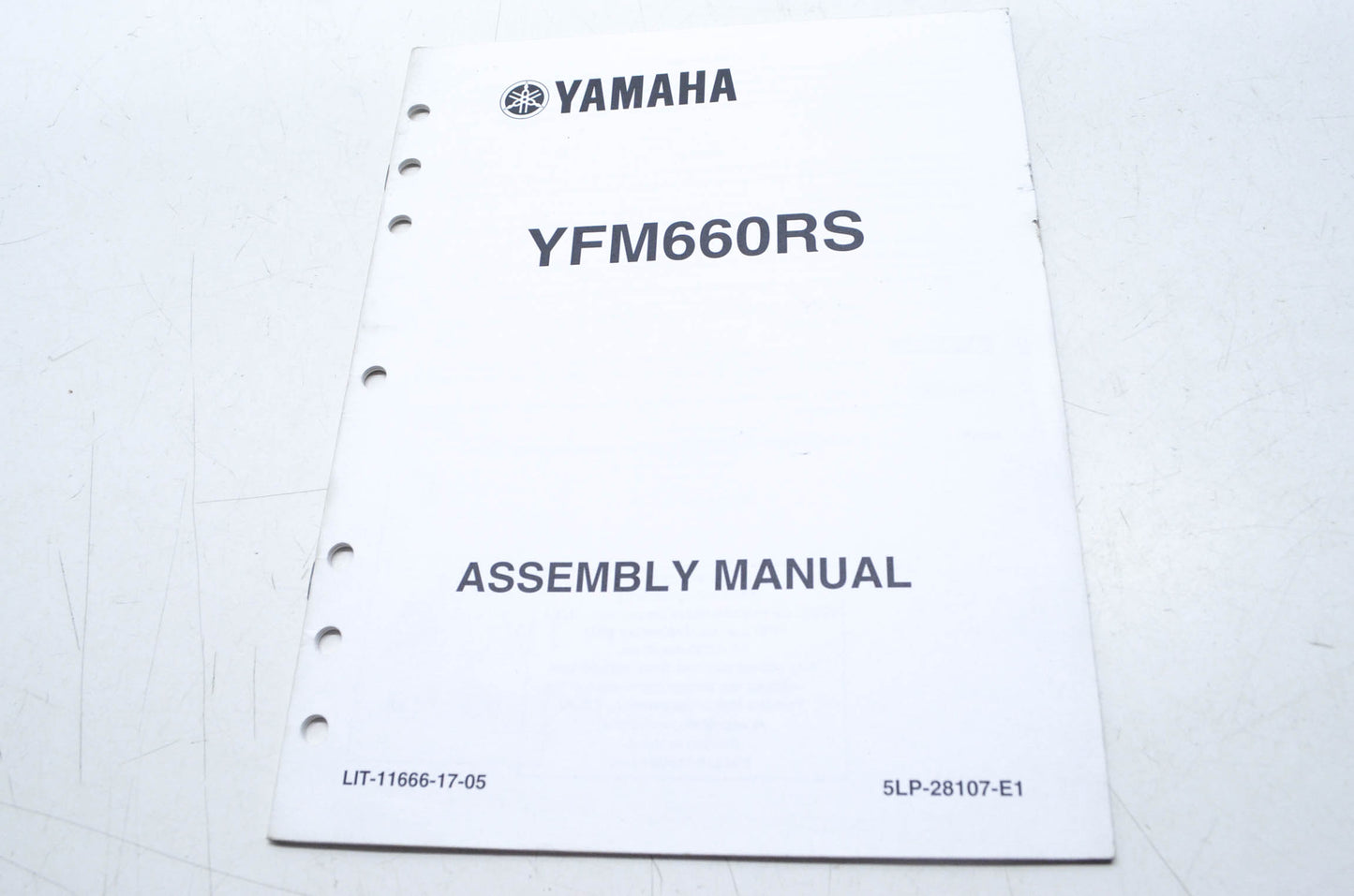 OEM Yamaha LIT-11666-17-05 YFM660RS Assembly Manual