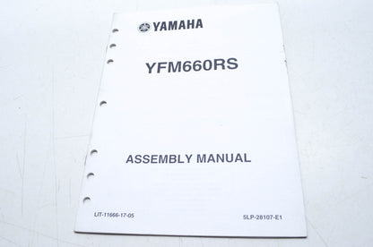 OEM Yamaha LIT-11666-17-05 YFM660RS Assembly Manual