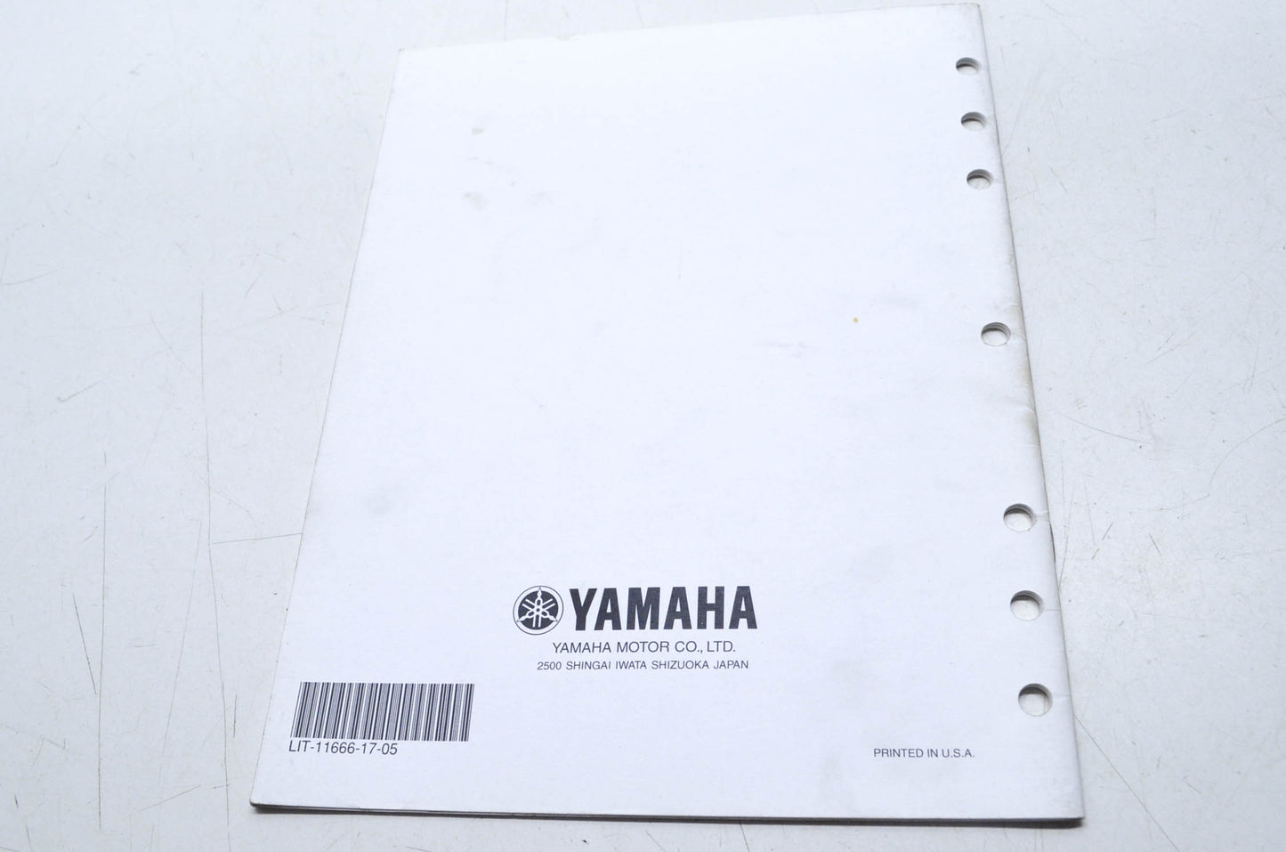 OEM Yamaha LIT-11666-17-05 YFM660RS Assembly Manual