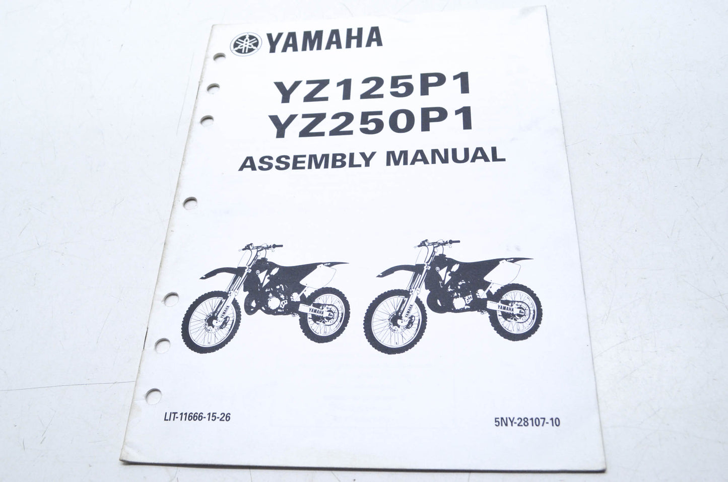 OEM Yamaha LIT-11666-15-26 YZ125P1-S/YZ250P1-S Assembly Manual