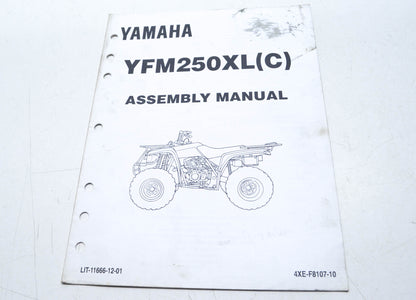 OEM Yamaha LIT-11666-12-01 YFM250XL(C)-S "BEAR" Assembly Manual