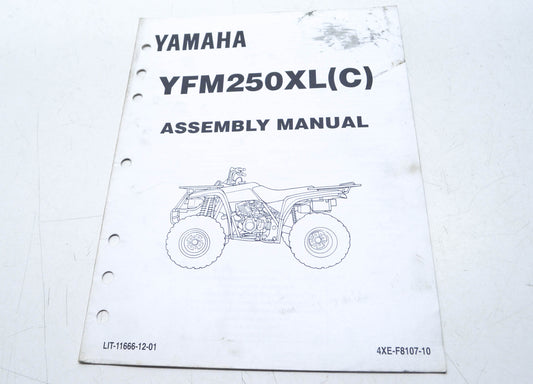 OEM Yamaha LIT-11666-12-01 YFM250XL(C)-S "BEAR" Assembly Manual