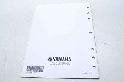 OEM Yamaha LIT-11666-17-57 YFM350S Assembly Manual