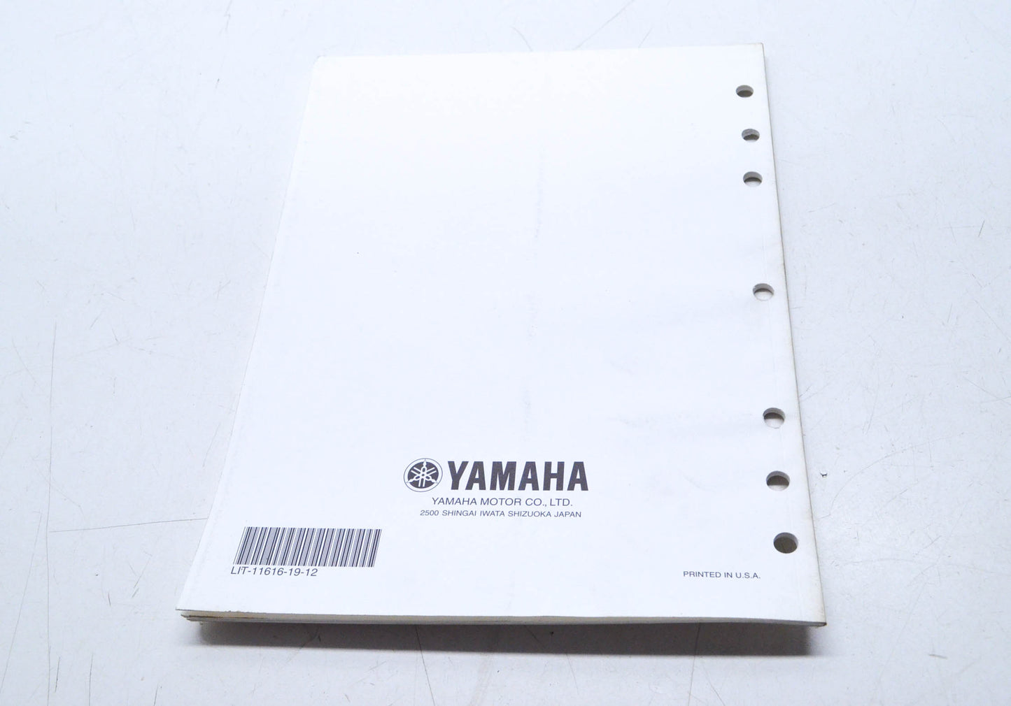 OEM Yamaha LIT-11616-19-12 XVS11V/1100SC Supplement Service Manual