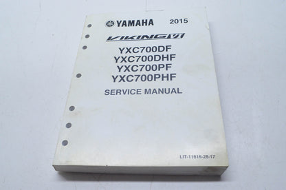 OEM Yamaha LIT-11616-28-17 Assembly Manual 2015 VIKING VI YXC70