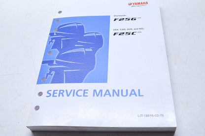 New OEM Yamaha F25G[6FM] F25C[6FM] Service Manual NOS