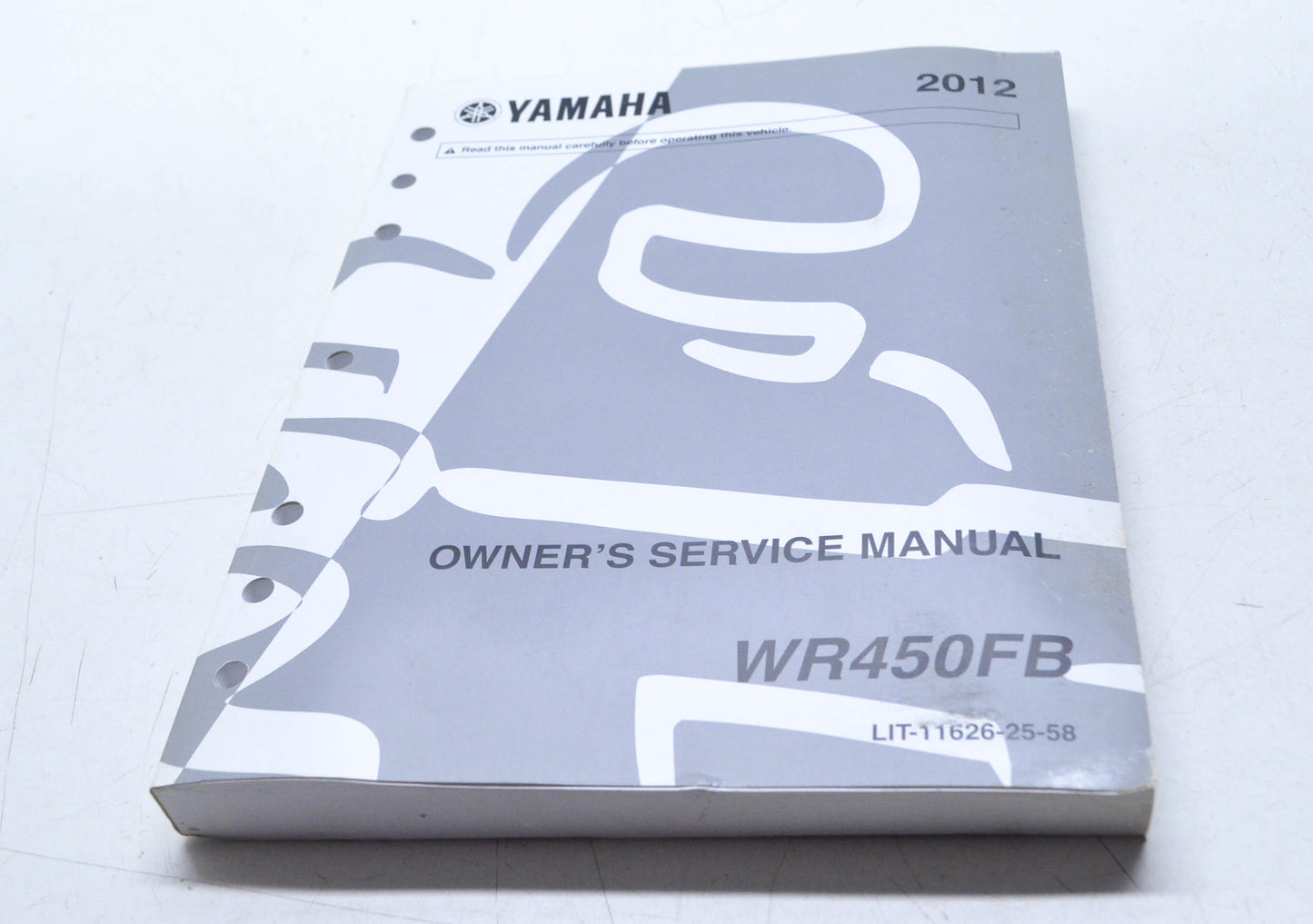 OEM Yamaha LIT-11626-25-58 WR450FB Owner's Service Manual