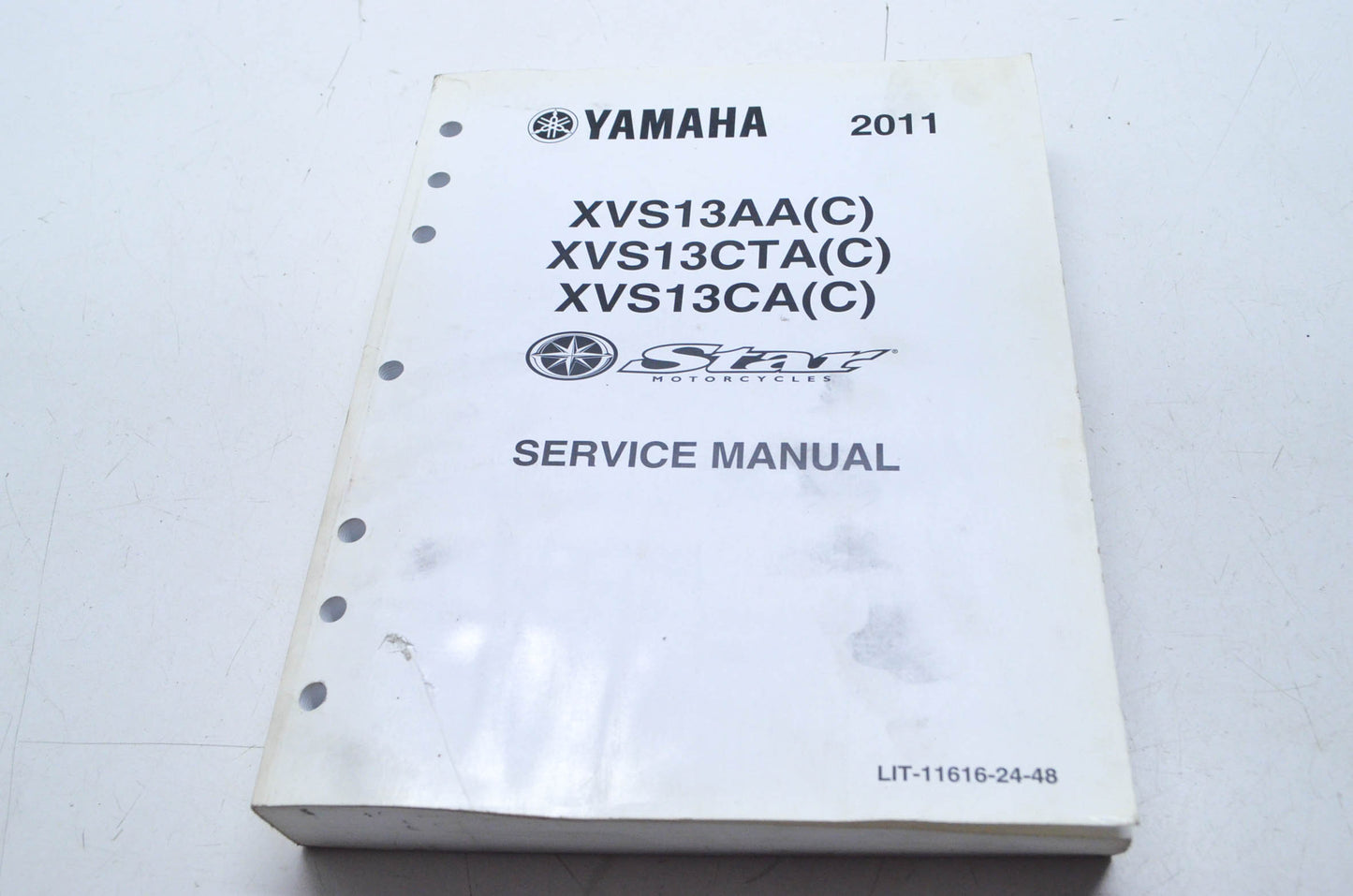 OEM Yamaha LIT-11616-24-48 XVS13AA/CTA/CA(C) Service Manual
