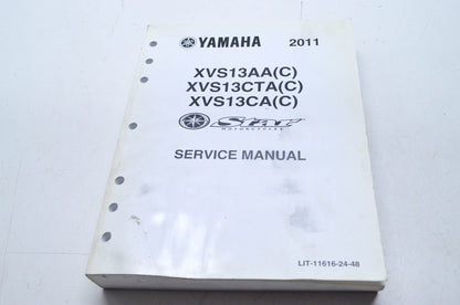 OEM Yamaha LIT-11616-24-48 XVS13AA/CTA/CA(C) Service Manual