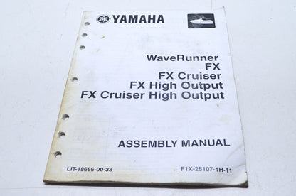 OEM Yamaha LIT-18666-00-38 FX/FX CRUISER/HIGH OUTPUT Assembly Manual