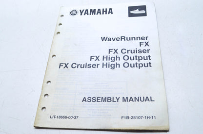 OEM Yamaha LIT-18666-00-37 FX/FX CRUISER/HIGH OUTPUT Assembly Manual