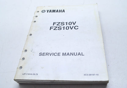 OEM Yamaha LIT-11616-19-79 FZS10V(C) Service Manual