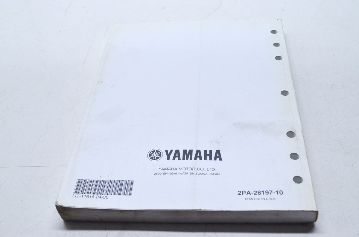 OEM Yamaha LIT-11616-24-36 YFM125RA RAPTOR 125 Service Manual