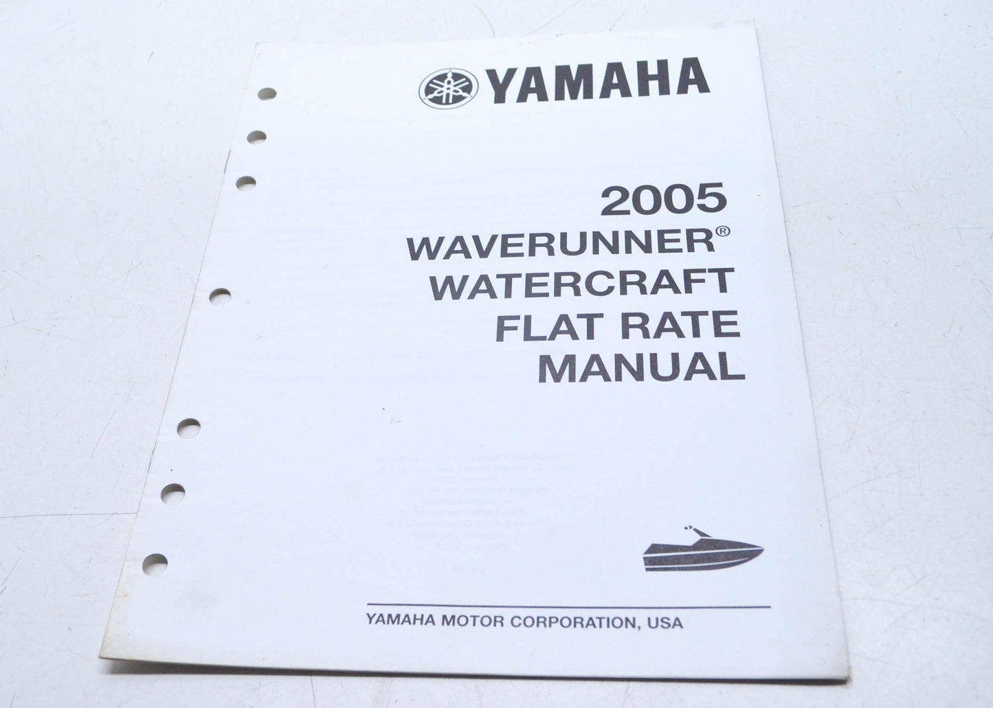 OEM Yamaha LIT-18750-WR-05 Service Manual 2005 Waverunner/WC F