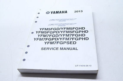 OEM Yamaha LIT-11616-26-12 YFM5/7FGD/HD/PD/PHD/ Serive Manual