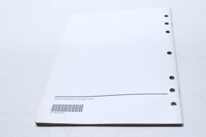 OEM Yamaha LIT-18616-02-84 Service Manual Supplement 2004 AR/SX230