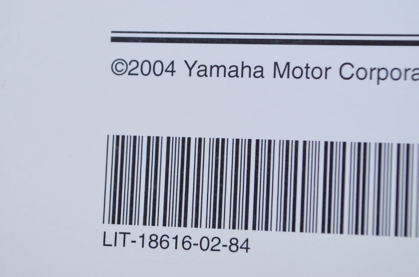 OEM Yamaha LIT-18616-02-84 Service Manual Supplement 2004 AR/SX230