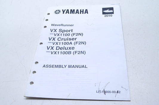 OEM Yamaha LIT-18666-00-42 Assembly Manual VX1100/A/B