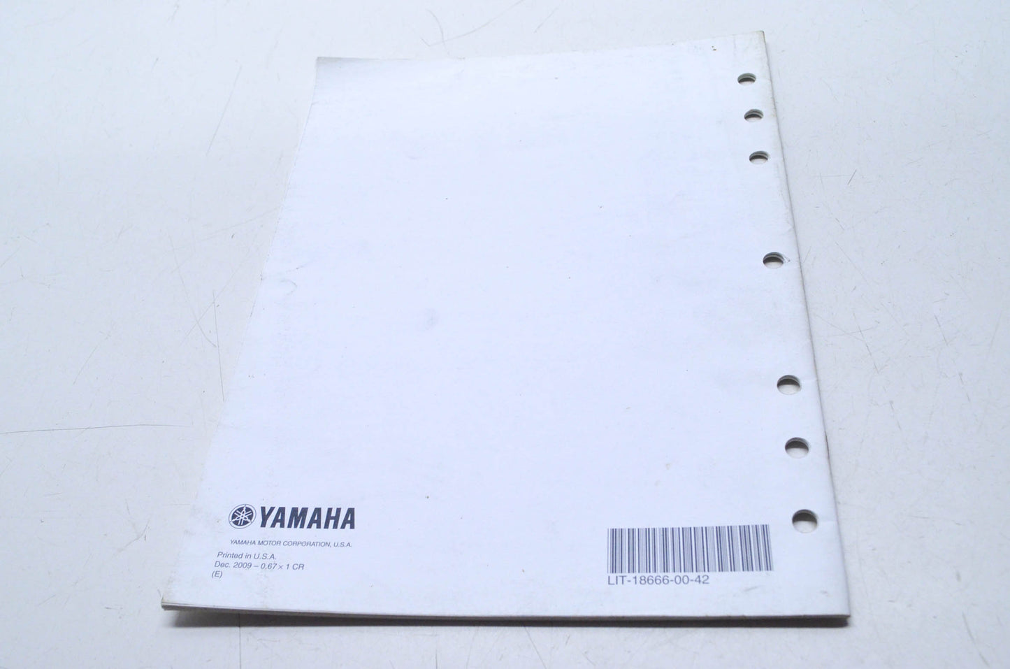 OEM Yamaha LIT-18666-00-42 Assembly Manual VX1100/A/B
