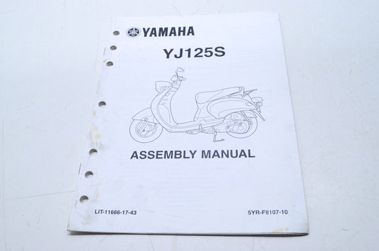 OEM Yamaha LIT-11666-17-43 YJ125S AssemblyU Manual