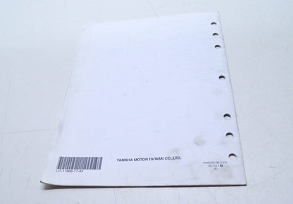 OEM Yamaha LIT-11666-17-43 YJ125S AssemblyU Manual