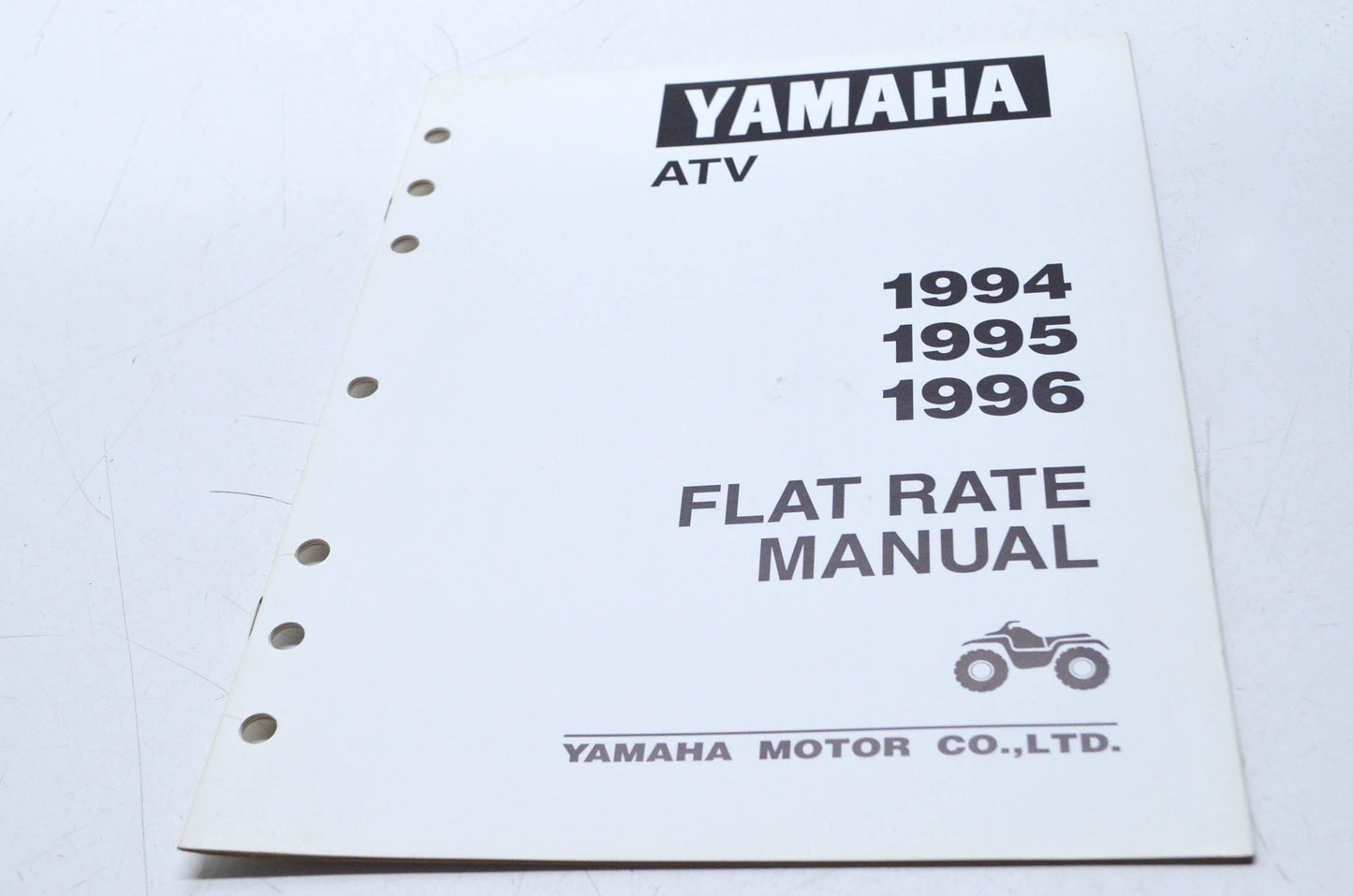 OEM Yamaha LIT-17750-00-96 1994 1995 1996 ATV Flat Rate Manual