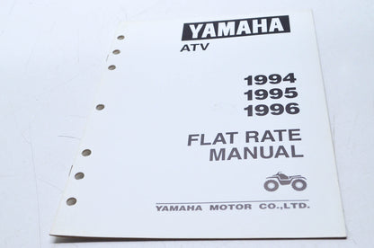 OEM Yamaha LIT-17750-00-96 1994 1995 1996 ATV Flat Rate Manual