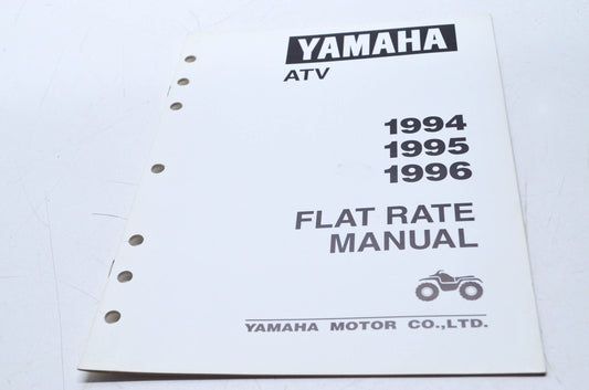 OEM Yamaha LIT-17750-00-96 1994 1995 1996 ATV Flat Rate Manual