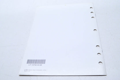 OEM Yamaha LIT-16750-00-98 1996 H 1997 J 1998 K Riva Scooters Flat Rate Manual