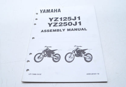 OEM Yamaha LIT-11666-10-52 YZ125/250J1 Assembly Manual