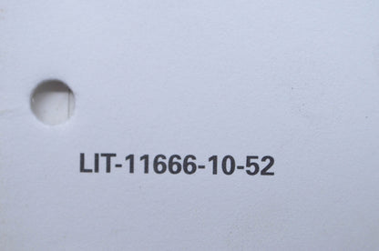 OEM Yamaha LIT-11666-10-52 YZ125/250J1 Assembly Manual