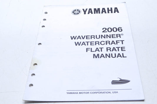 OEM Yamaha LIT-18750-WR-06 Service Manual 2006 Waverunner/WC F